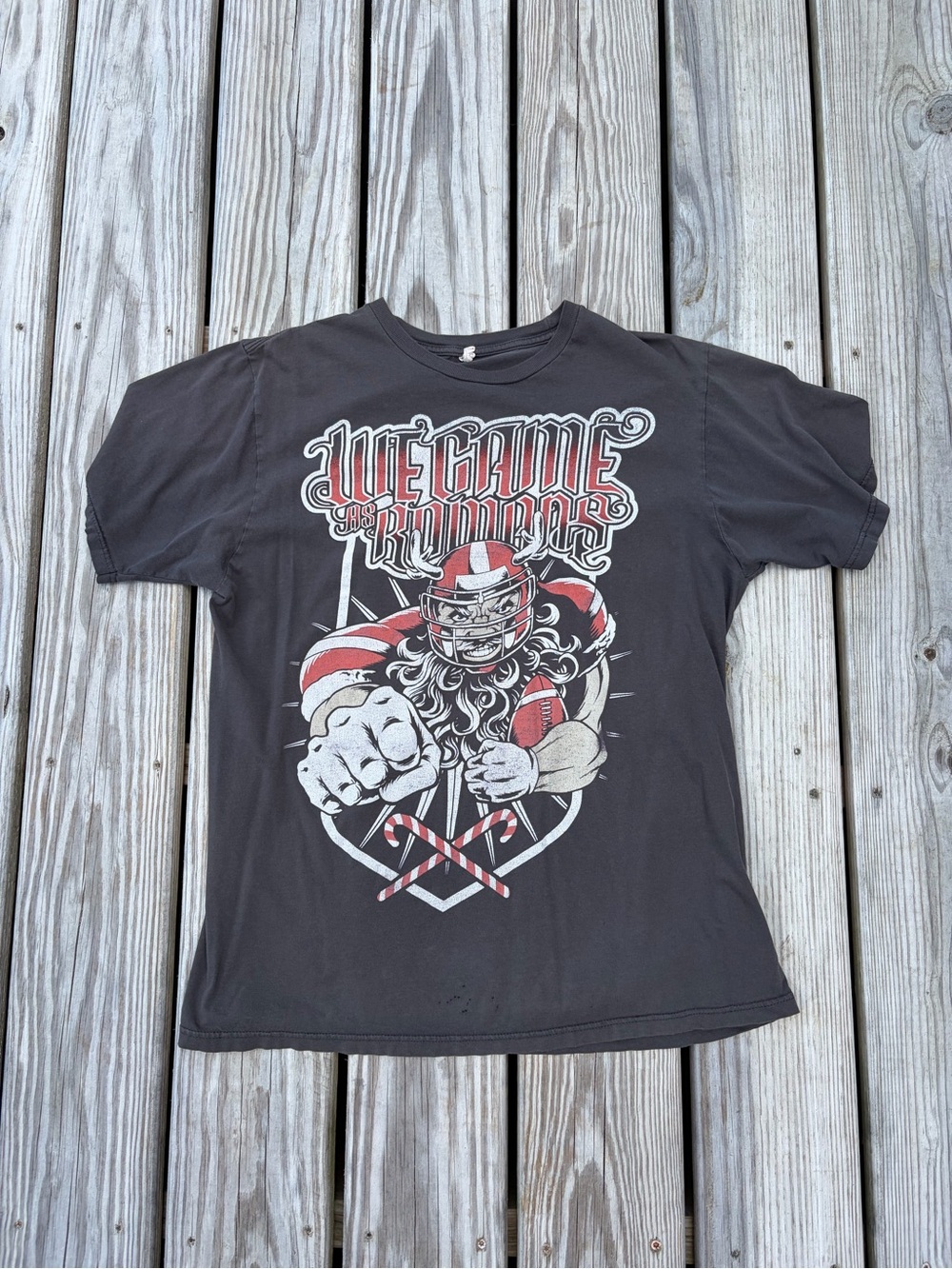 Vintage We Came As Romans Graphic Band T-Shirt Black Size Grey Metalcore Flawed